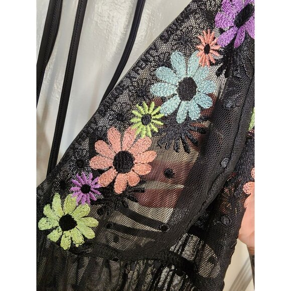 Sz 3X (20-22) Savage X Fenty Free Spirit Floral Embroidered Night Slip Rihanna - Picture 4 of 7